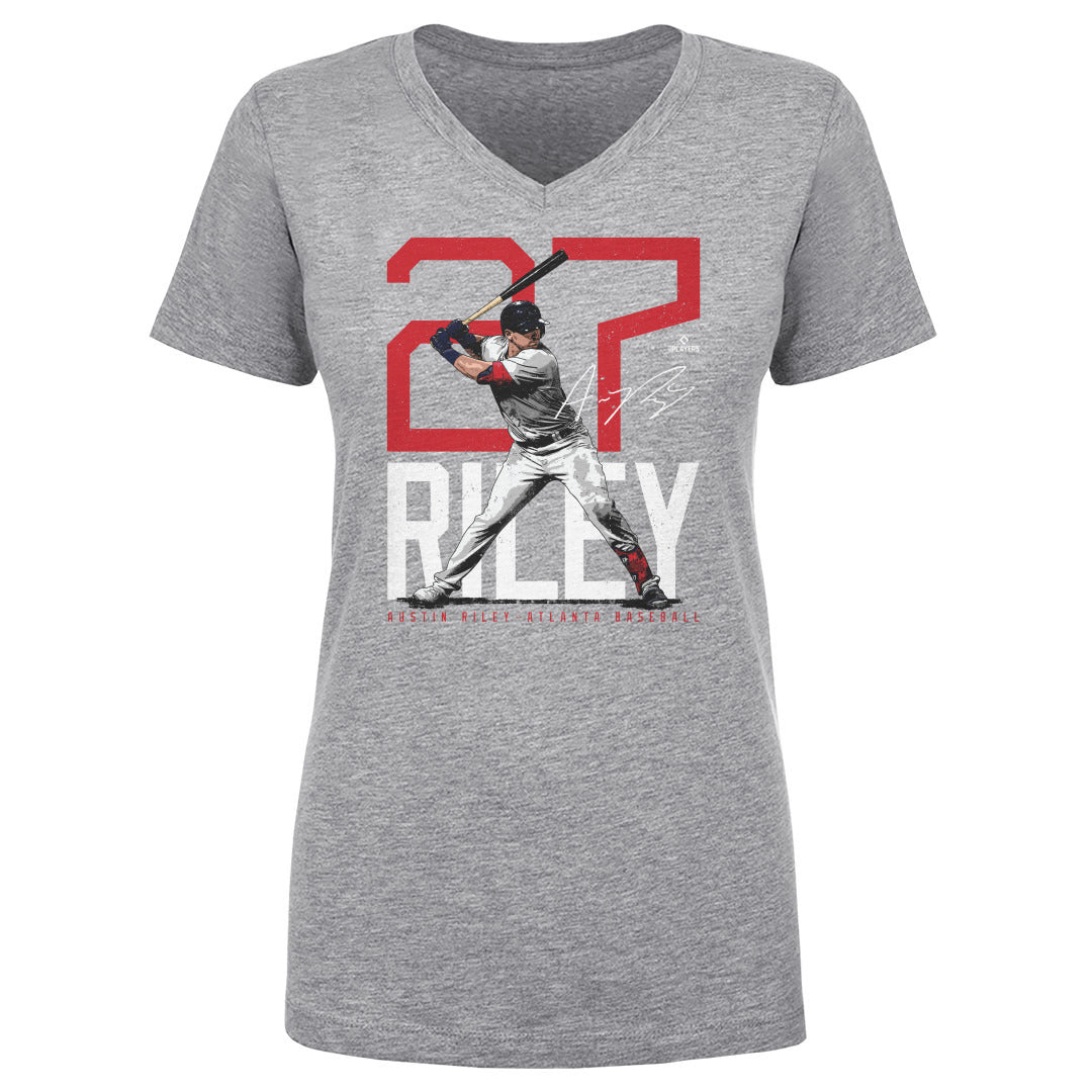 Austin Riley Women's V-Neck T-Shirt | 500 LEVEL