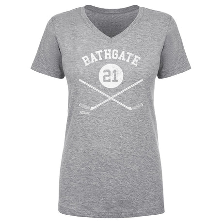 Andy Bathgate Women's V-Neck T-Shirt | 500 LEVEL