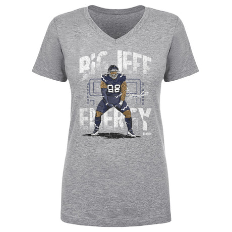 Jeffery Simmons Women's V-Neck T-Shirt | 500 LEVEL