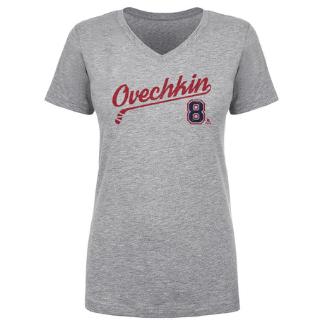 Alex Ovechkin Women's V-Neck T-Shirt | 500 LEVEL