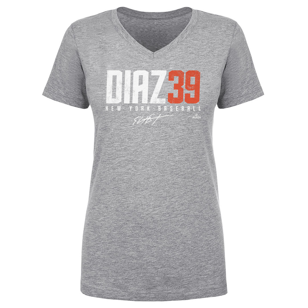Edwin Diaz Women's V-Neck T-Shirt | 500 LEVEL