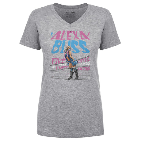 Alexa Bliss Women's V-Neck T-Shirt | 500 LEVEL