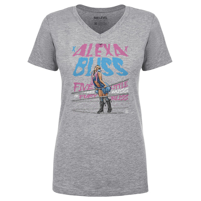 Alexa Bliss Women's V-Neck T-Shirt | 500 LEVEL