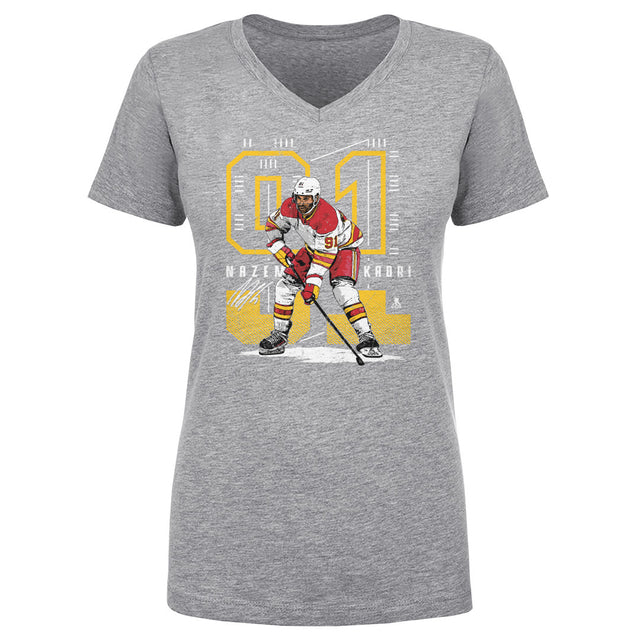 Nazem Kadri Women's V-Neck T-Shirt | 500 LEVEL