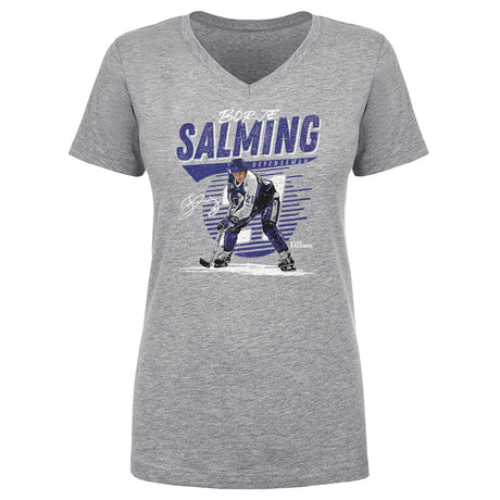 Borje Salming Women's V-Neck T-Shirt | 500 LEVEL