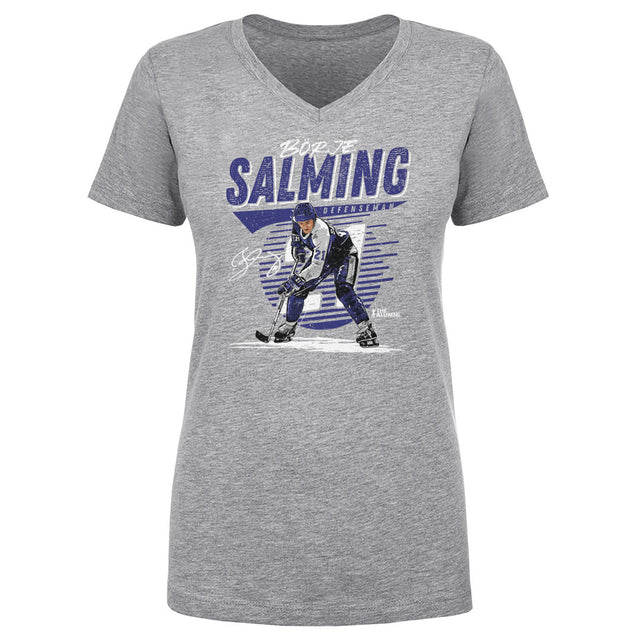 Borje Salming Women's V-Neck T-Shirt | 500 LEVEL