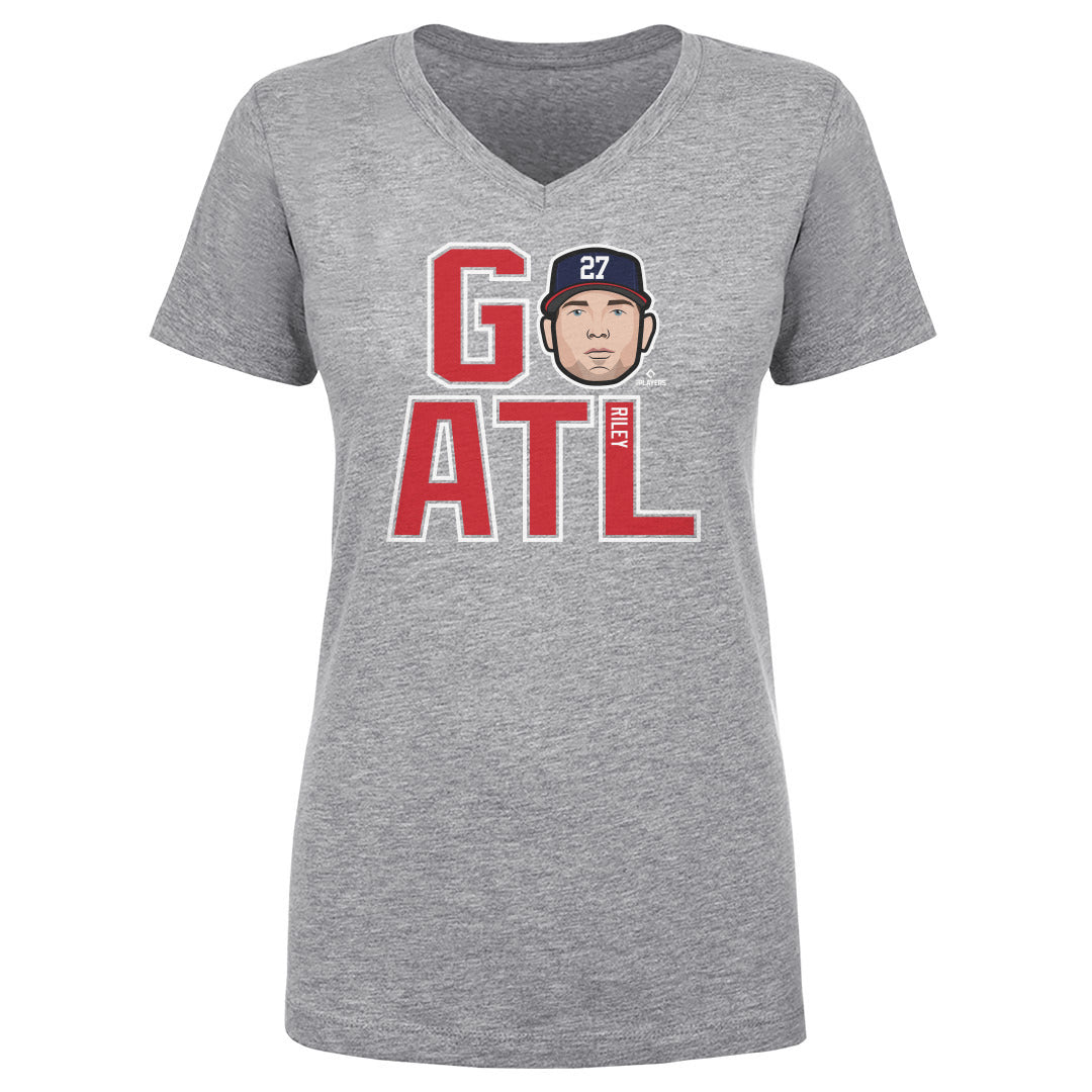 Austin Riley Women's V-Neck T-Shirt | 500 LEVEL