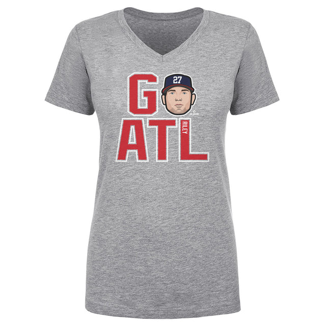 Austin Riley Women's V-Neck T-Shirt | 500 LEVEL