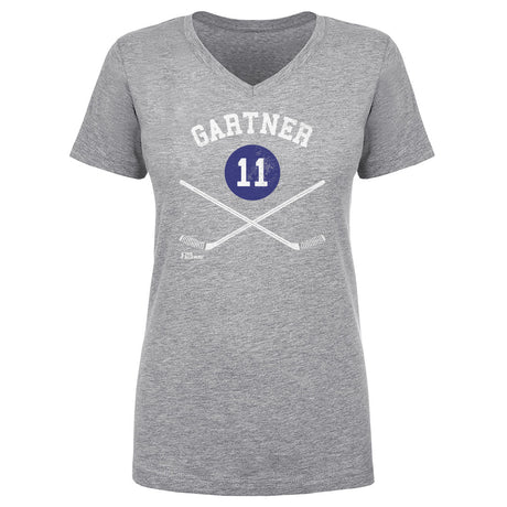 Mike Gartner Women's V-Neck T-Shirt | 500 LEVEL