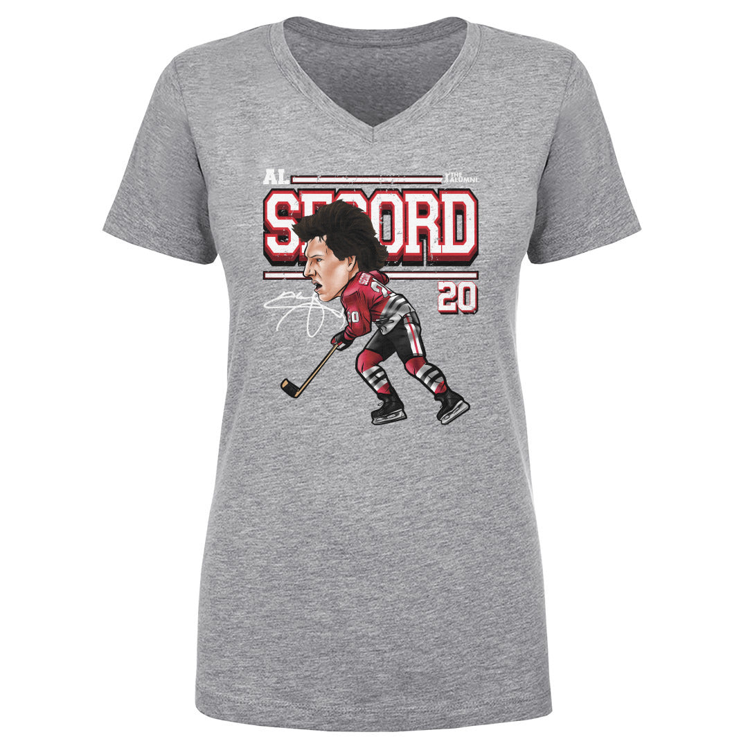 Al Secord Women's V-Neck T-Shirt | 500 LEVEL
