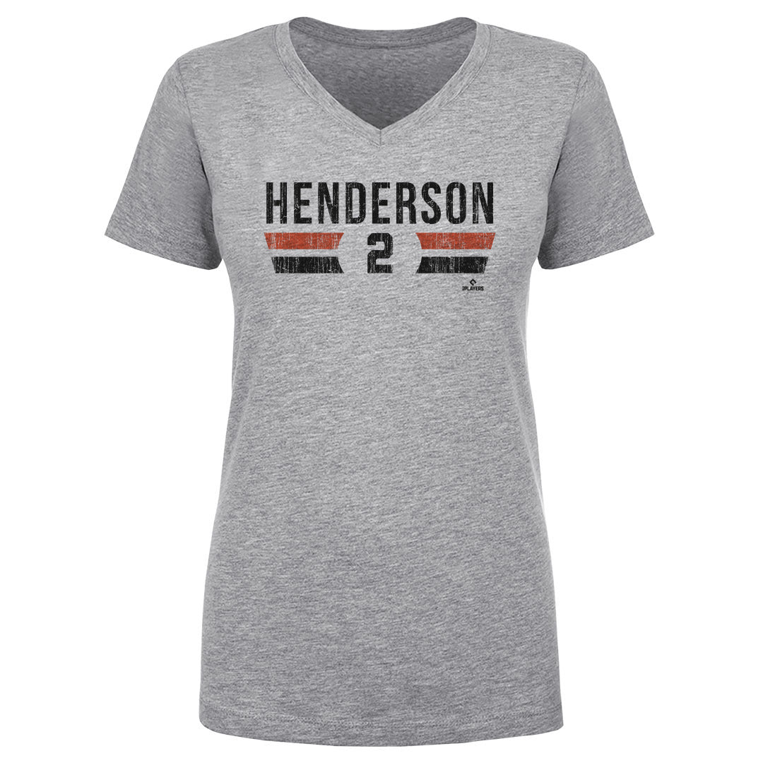 Gunnar Henderson Women's V-Neck T-Shirt | 500 LEVEL