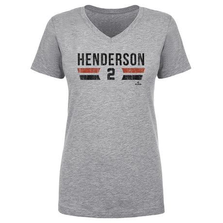 Gunnar Henderson Women's V-Neck T-Shirt | 500 LEVEL