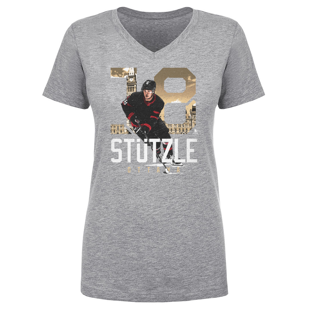 Tim Stutzle Women&#39;s V-Neck T-Shirt | 500 LEVEL