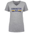 Jordan Binnington Women's V-Neck T-Shirt | 500 LEVEL