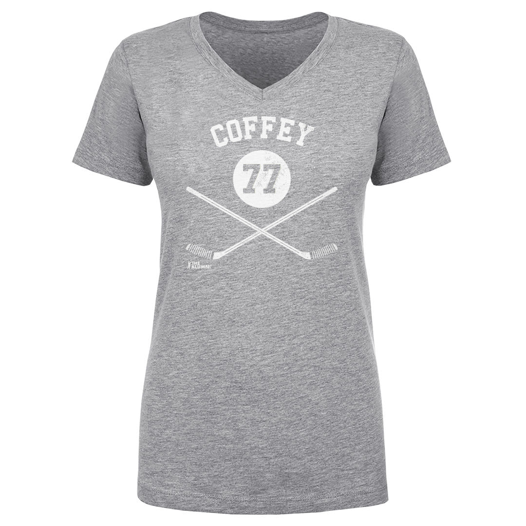 Paul Coffey Women's V-Neck T-Shirt | 500 LEVEL