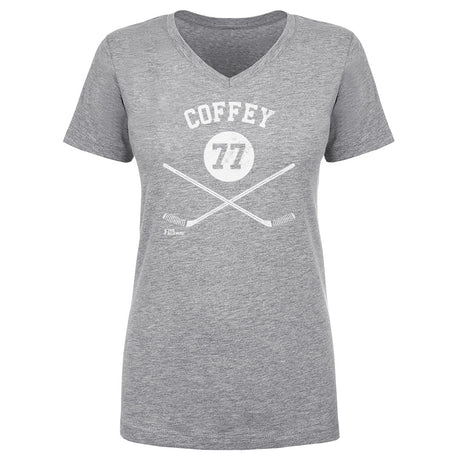 Paul Coffey Women's V-Neck T-Shirt | 500 LEVEL