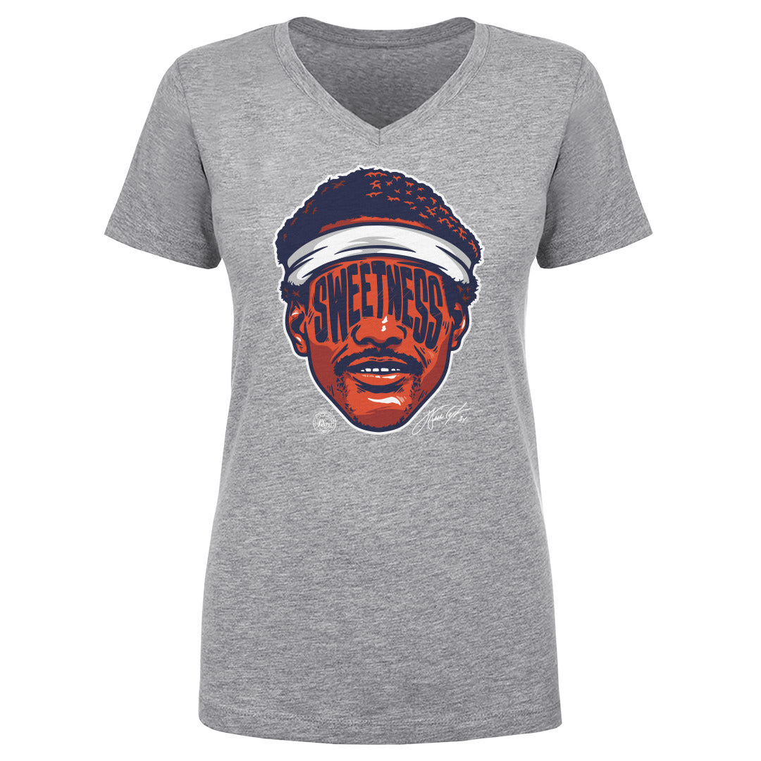 Walter Payton Women's V-Neck T-Shirt | 500 LEVEL