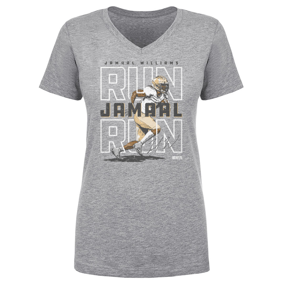 Jamaal Williams Women&#39;s V-Neck T-Shirt | 500 LEVEL