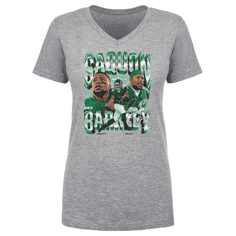 Saquon Barkley Women's V-Neck T-Shirt | 500 LEVEL
