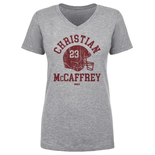 Christian McCaffrey Women's V-Neck T-Shirt | 500 LEVEL