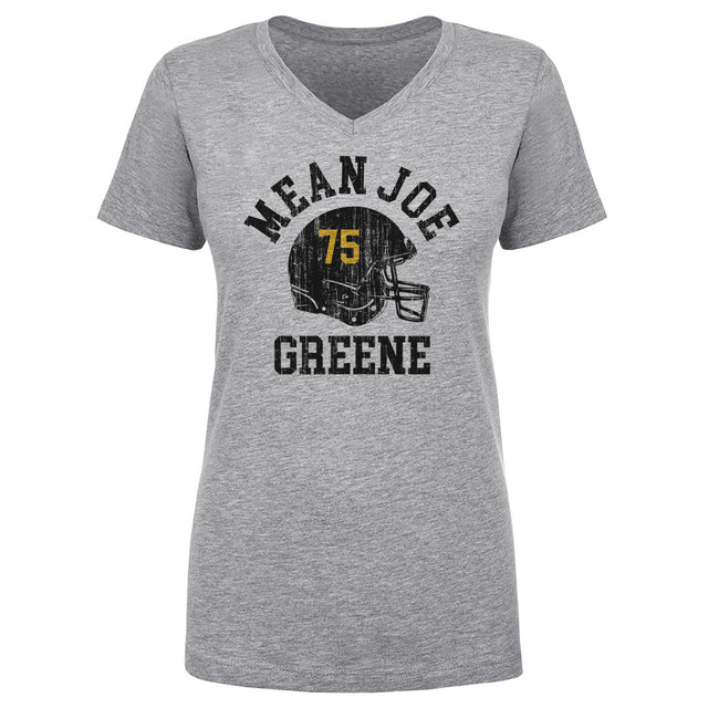 Mean Joe Greene Women's V-Neck T-Shirt | 500 LEVEL