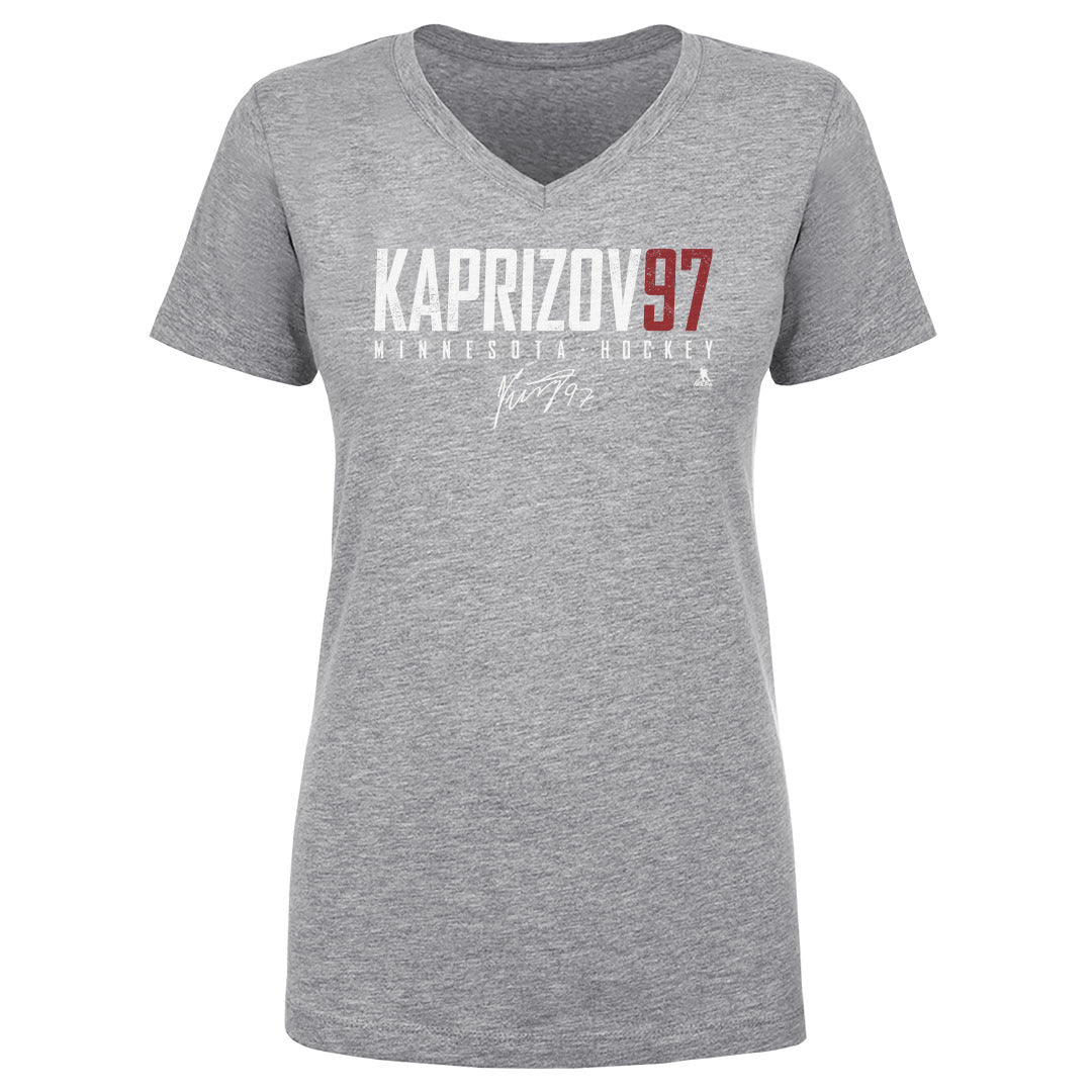 Kirill Kaprizov Women's V-Neck T-Shirt | 500 LEVEL