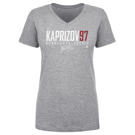 Kirill Kaprizov Women's V-Neck T-Shirt | 500 LEVEL