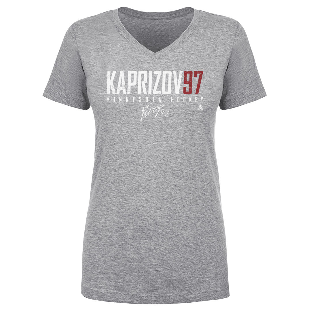 Kirill Kaprizov Women&#39;s V-Neck T-Shirt | 500 LEVEL