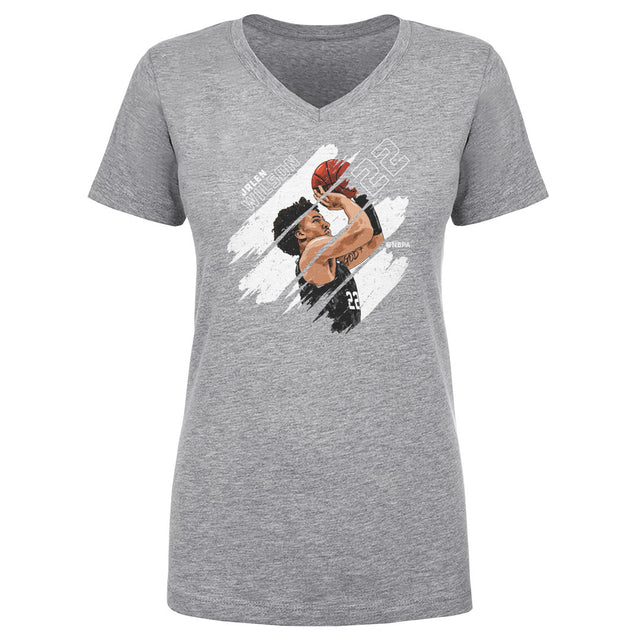 Jalen Wilson Women's V-Neck T-Shirt | 500 LEVEL