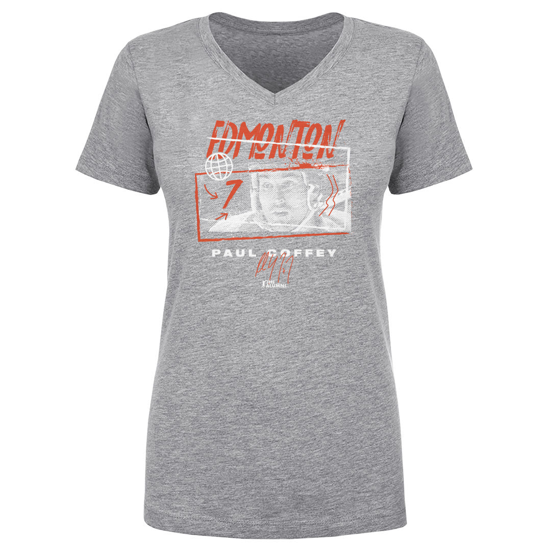 Paul Coffey Women's V-Neck T-Shirt | 500 LEVEL