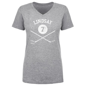 Ted Lindsay Women's V-Neck T-Shirt | 500 LEVEL