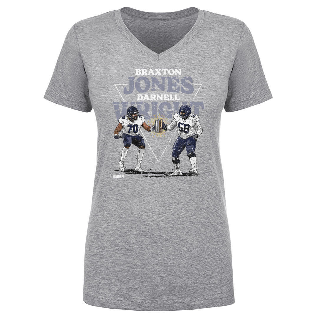 Braxton Jones Women&#39;s V-Neck T-Shirt | 500 LEVEL