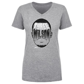 Tyree Wilson Women's V-Neck T-Shirt | 500 LEVEL