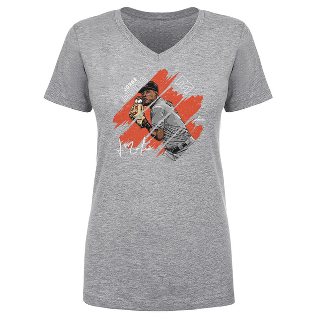 Jorge Mateo Women's V-Neck T-Shirt | 500 LEVEL