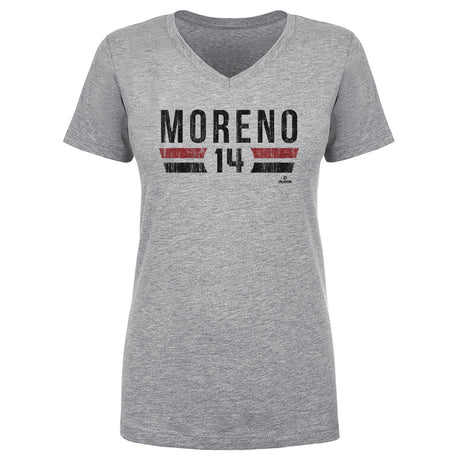 Gabriel Moreno Women's V-Neck T-Shirt | 500 LEVEL