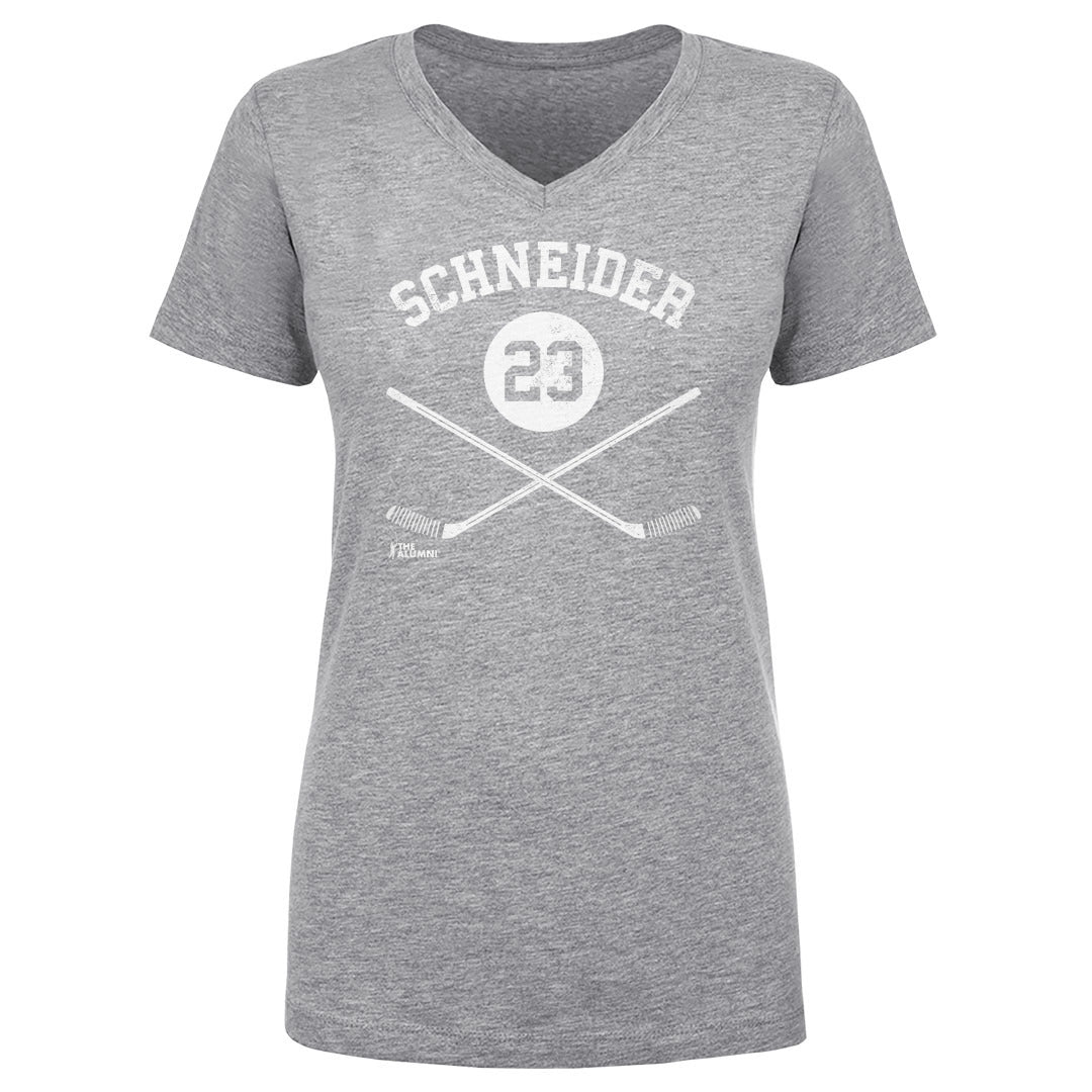 Mathieu Schneider Women&#39;s V-Neck T-Shirt | 500 LEVEL