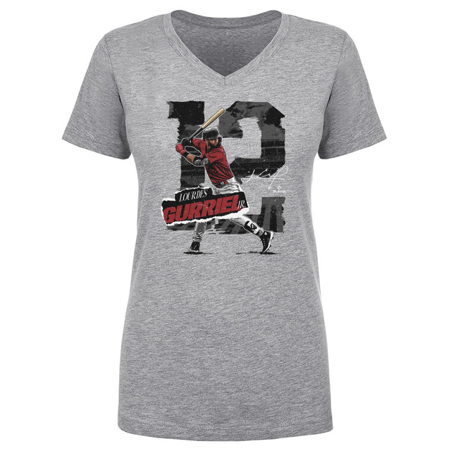 Lourdes Gurriel Jr. Women's V-Neck T-Shirt | 500 LEVEL