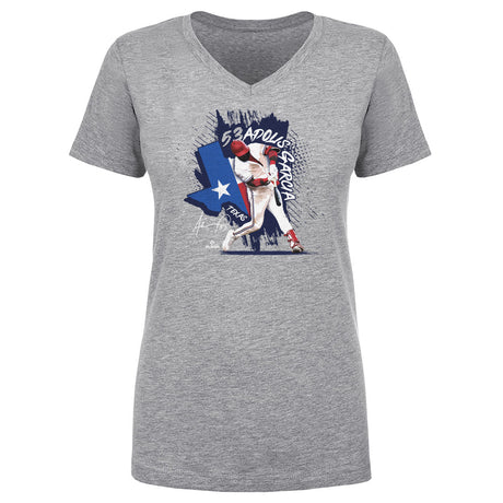 Adolis Garcia Women's V-Neck T-Shirt | 500 LEVEL