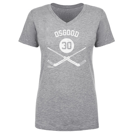 Chris Osgood Women's V-Neck T-Shirt | 500 LEVEL