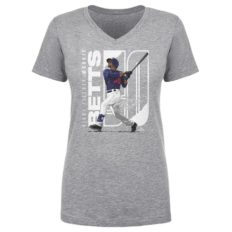 Mookie Betts Women's V-Neck T-Shirt | 500 LEVEL