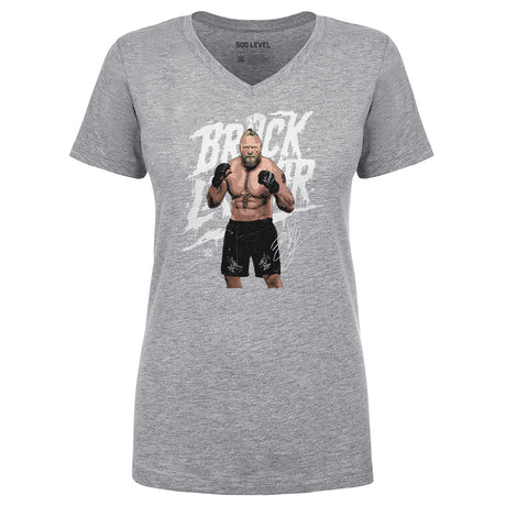 Brock Lesnar Women's V-Neck T-Shirt | 500 LEVEL