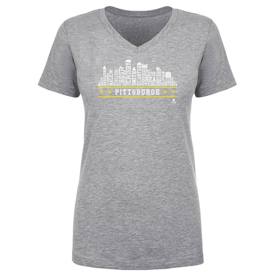 Pittsburgh Women&#39;s V-Neck T-Shirt | 500 LEVEL