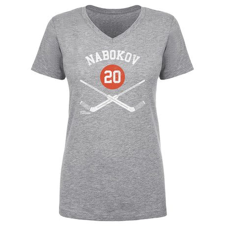 Evgeni Nabokov Women's V-Neck T-Shirt | 500 LEVEL
