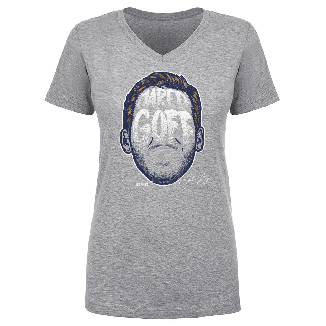 Jared Goff Women's V-Neck T-Shirt | 500 LEVEL