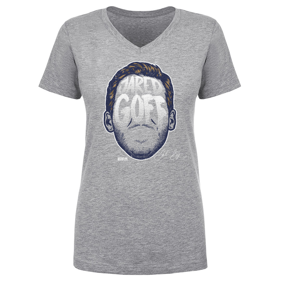 Jared Goff Women&#39;s V-Neck T-Shirt | 500 LEVEL