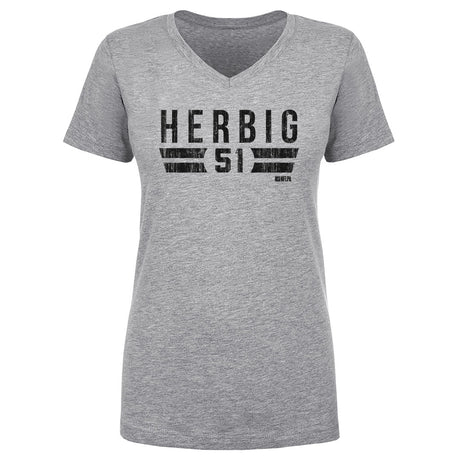 Nick Herbig Women's V-Neck T-Shirt | 500 LEVEL