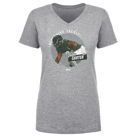 Jalen Carter Women's V-Neck T-Shirt | 500 LEVEL