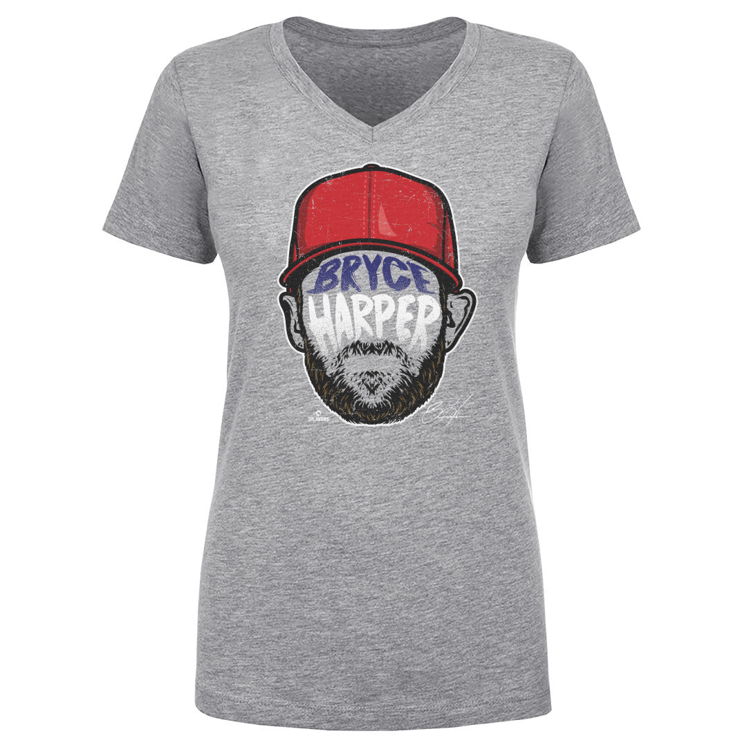Bryce Harper Women's V-Neck T-Shirt | 500 LEVEL