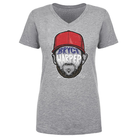 Bryce Harper Women's V-Neck T-Shirt | 500 LEVEL