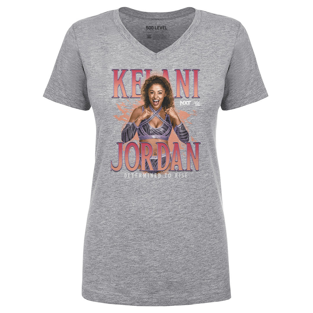 Kelani Jordan Women's V-Neck T-Shirt | 500 LEVEL